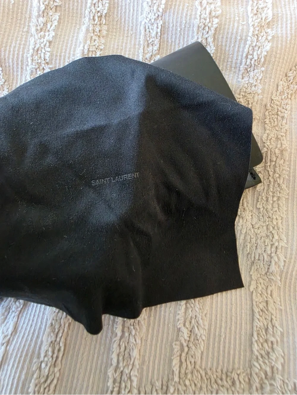 Saint Laurent Tortoise Square Sunglasses with Case